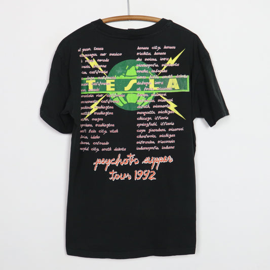 1992 Tesla Psychotic Supper Tour Shirt
