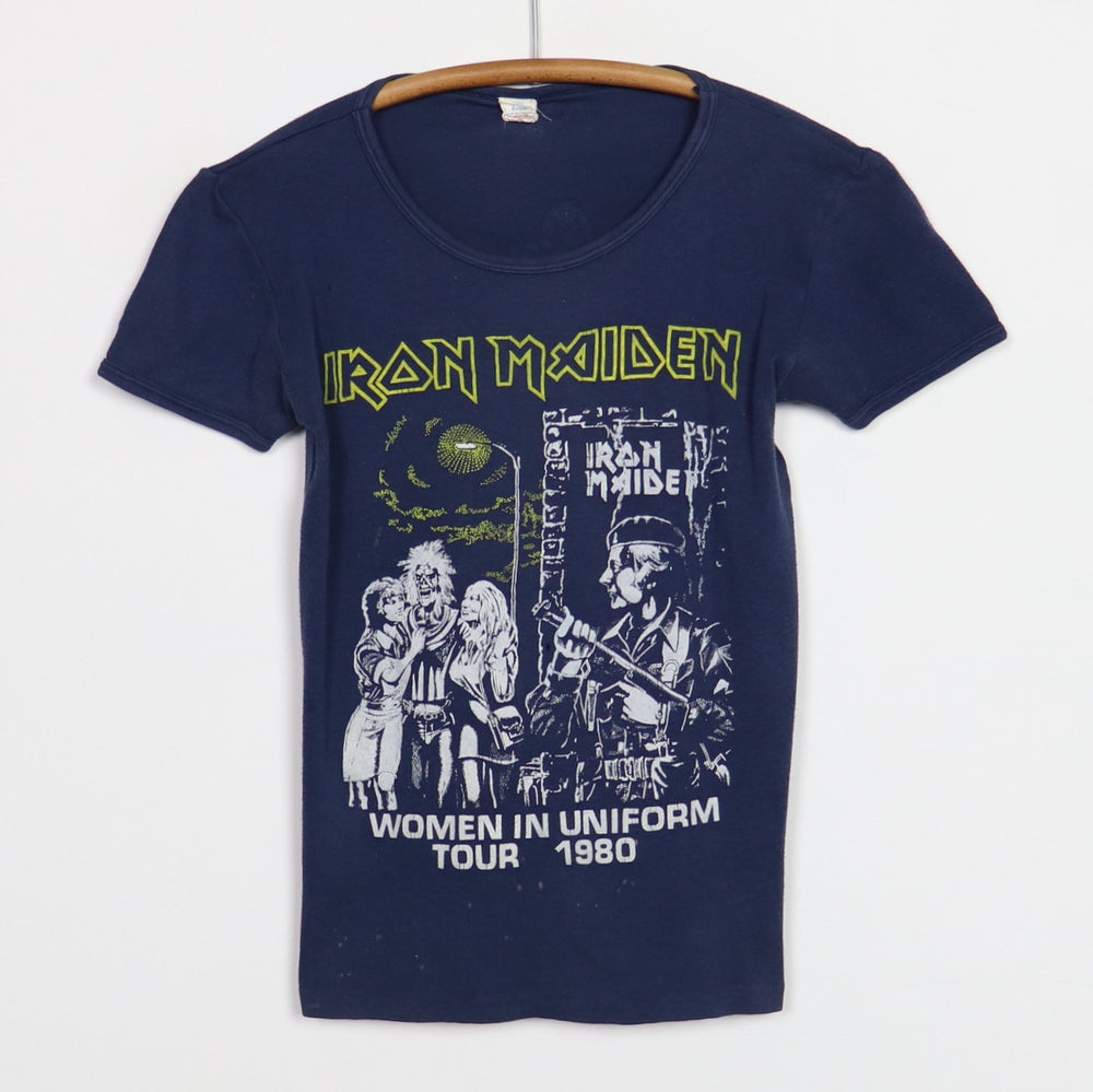 1980 Iron Maiden Women In Uniform Tour Shirt