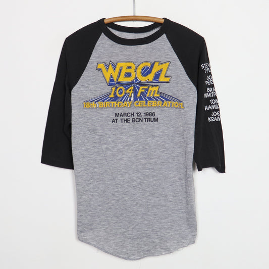 1986 Aerosmith Birthday Celebration Jersey Shirt