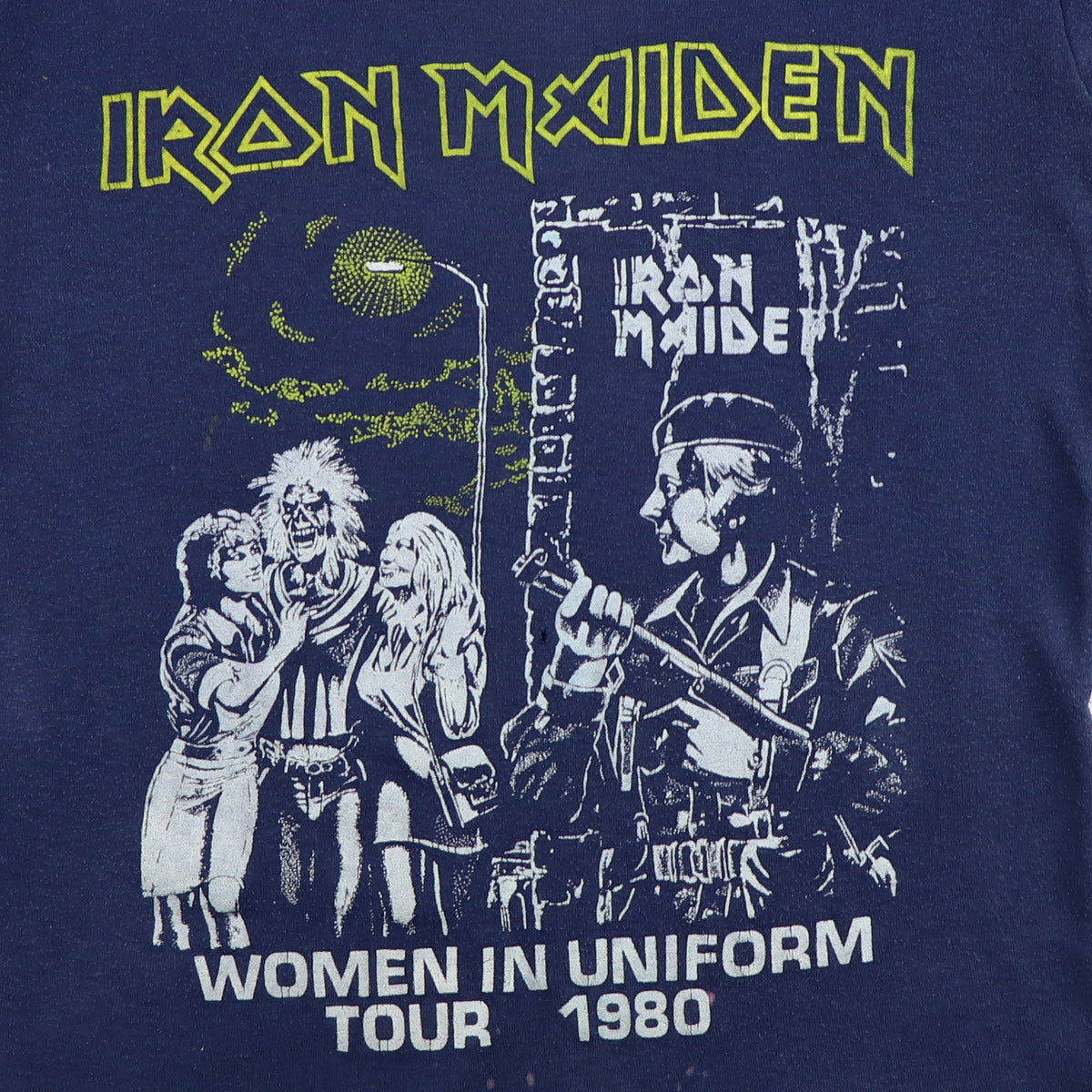 1980 Iron Maiden Women In Uniform Tour Shirt