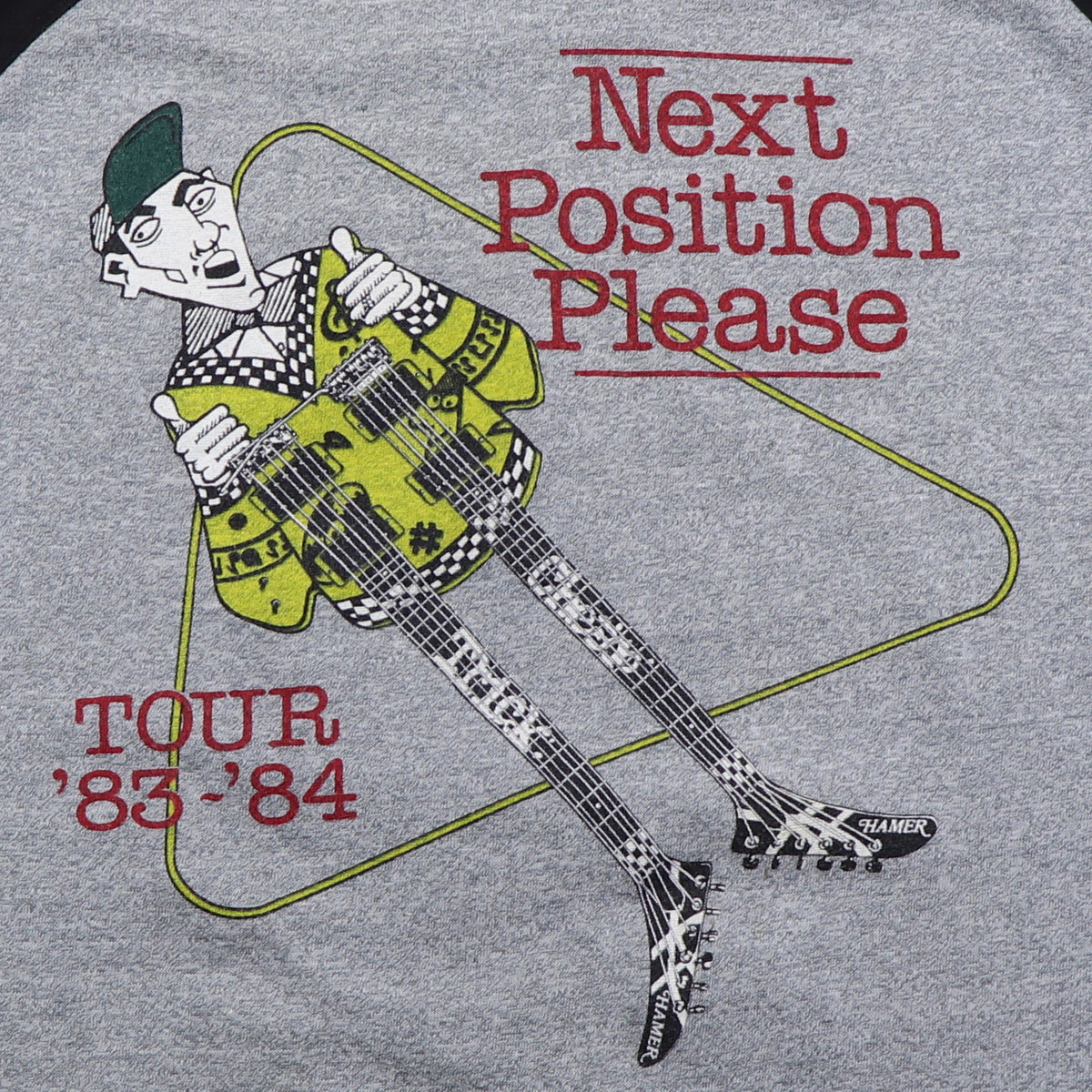 1983 Cheap Trick Next Position Please Tour Shirt