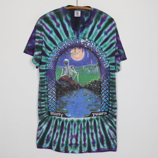 1995 Grateful Dead Thirty Years Tie Dye Shirt