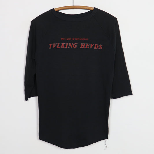 1982 Talking Heads The Name Of The Band Is Jersey Shirt