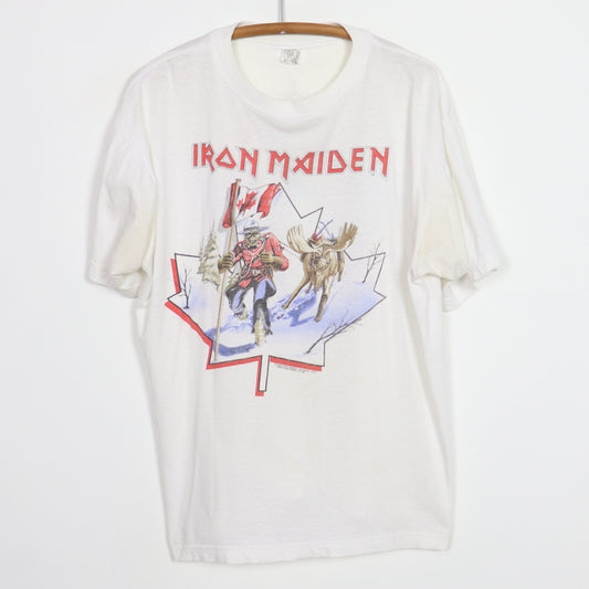 1984 Iron Maiden Canadian Slavery Tour Shirt