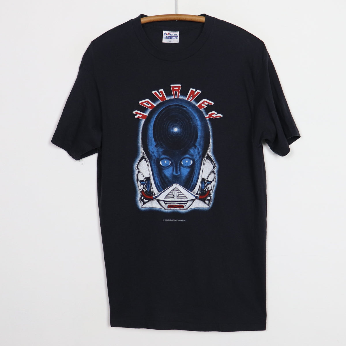 Journey Frontiers World Tour 1983 Original Raglan Concert T