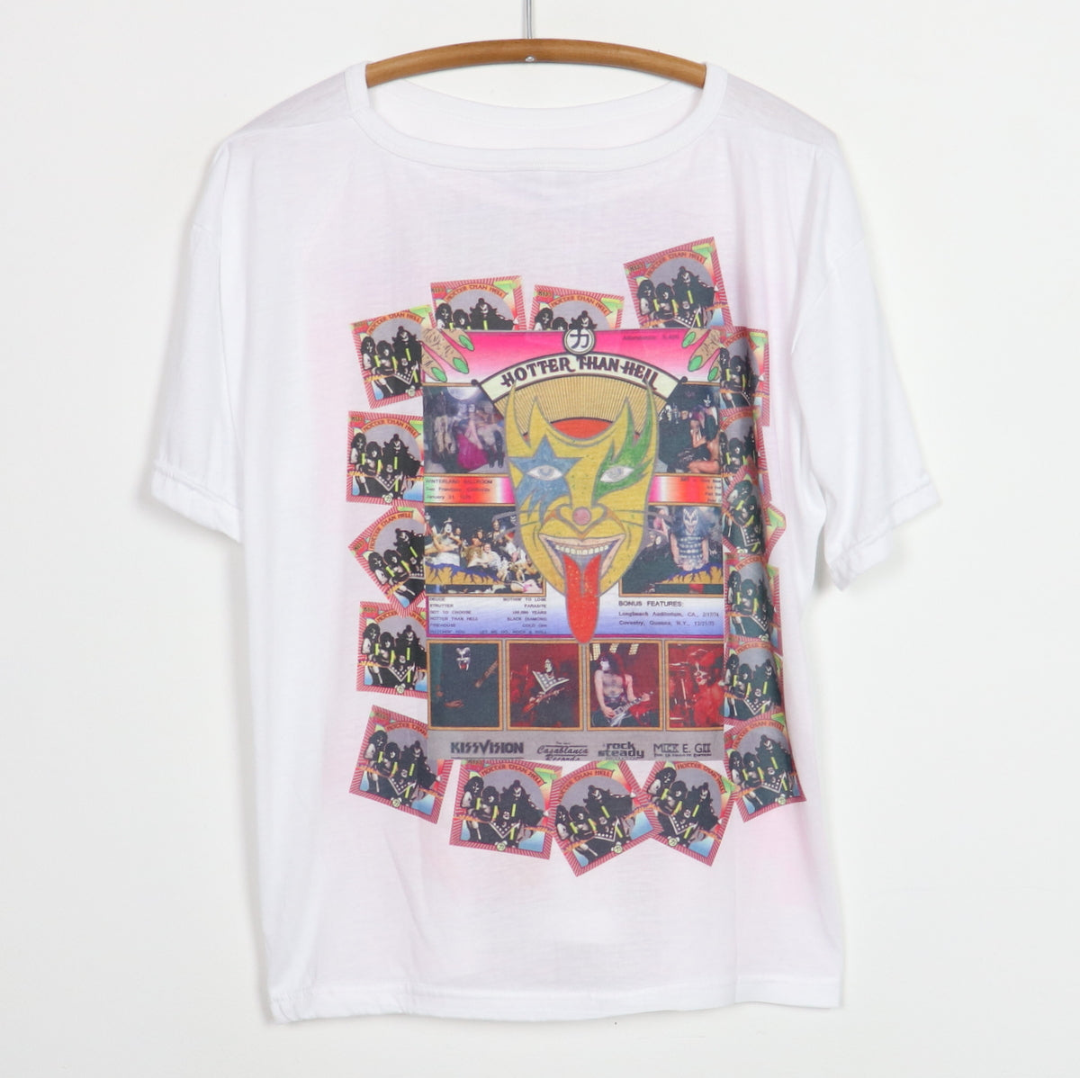 Original vintage 1980s Kiss Hotter Than Hell Shirt | WyCo Vintage