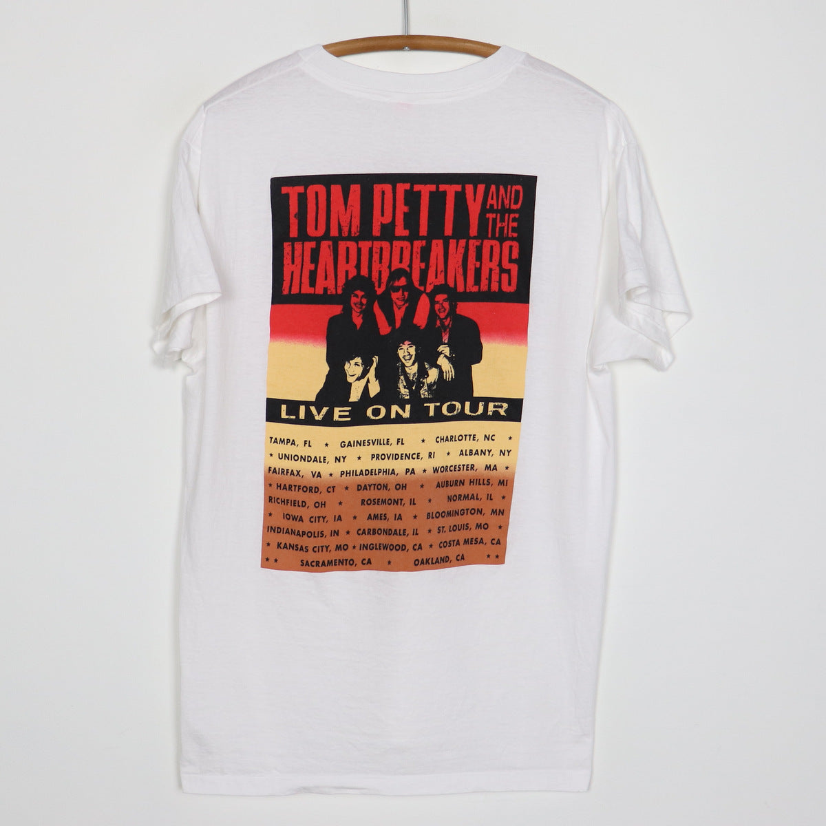 1989 Tom Petty And The Heartbreakers Tour Shirt