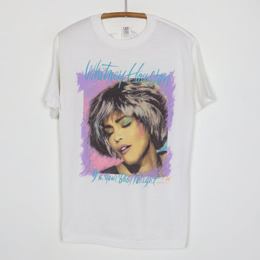 1991 Whitney Houston I'm Your Baby Tonight Tour Shirt