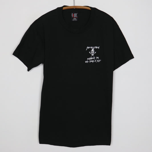 1994 Metallica Metallicrew Who Gives A Shit Crew Tour Shirt