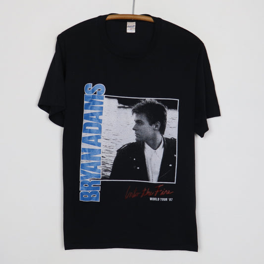 1987 Bryan Adams Into The Fire Tour Shirt