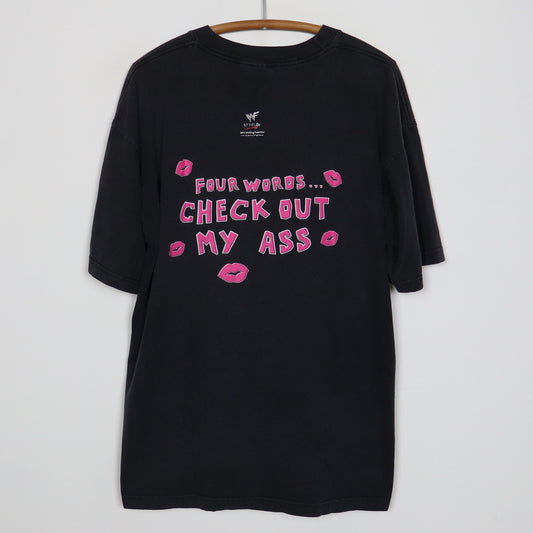 1996 Mr. Ass Check Out My Ass WWF Shirt