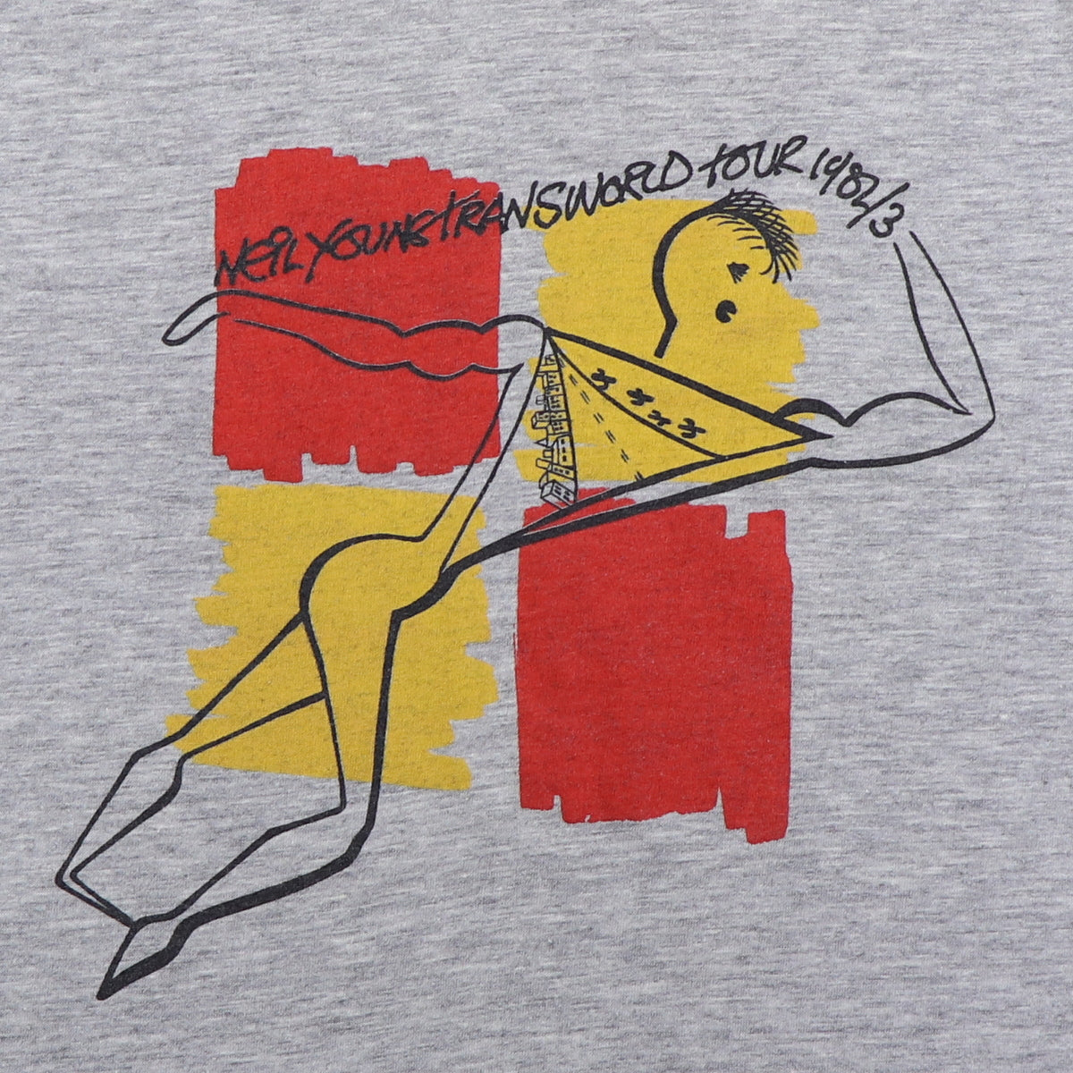 1982 Neil Young Transband World Tour Shirt