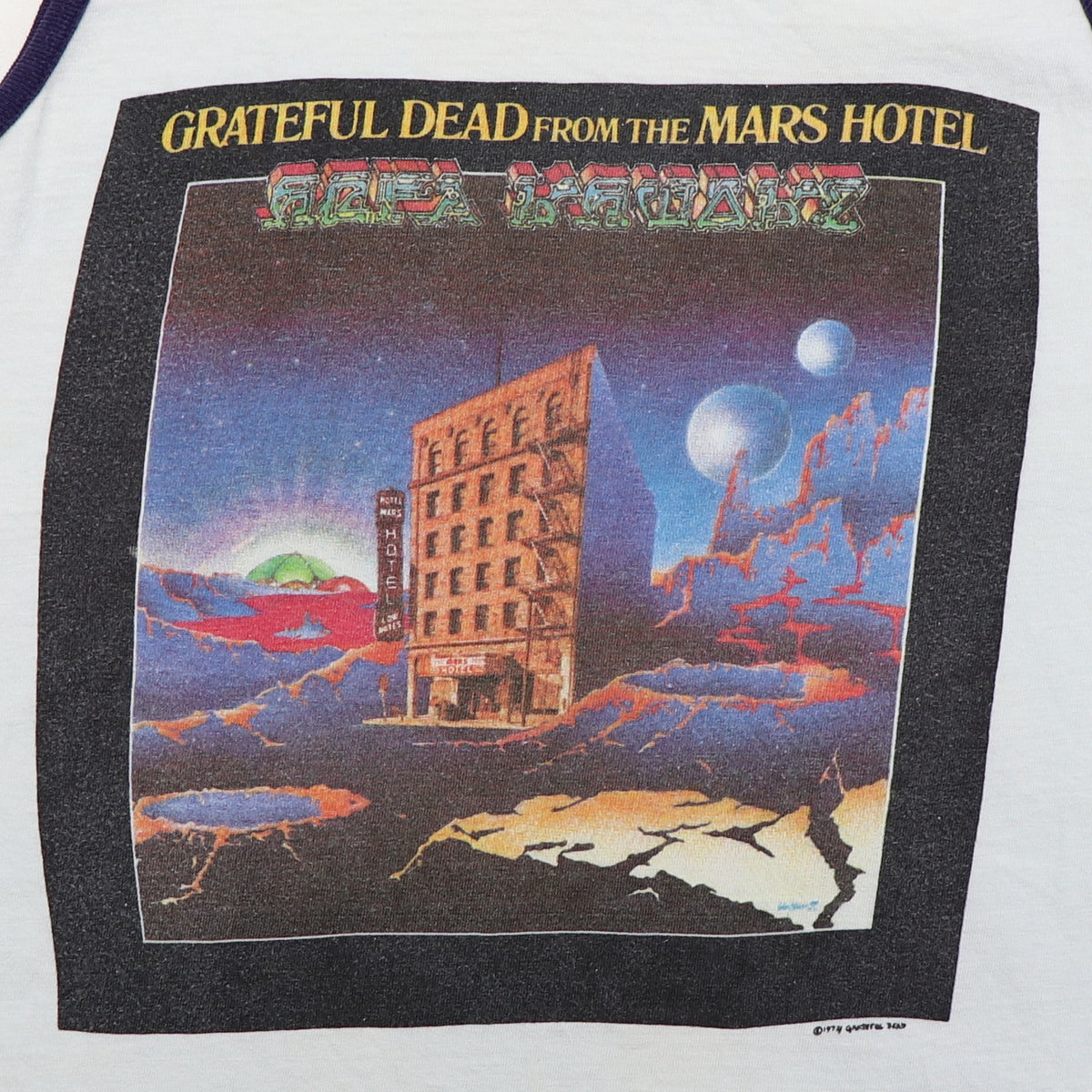 1974 Grateful Dead From The Mars Hotel Tank Top Shirt