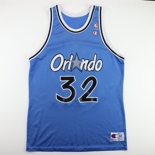 1990s Shaquille O'neal Orlando Magic Champion Basketball Jersey