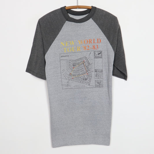 1982 Rush Signals New World Tour Jersey Shirt