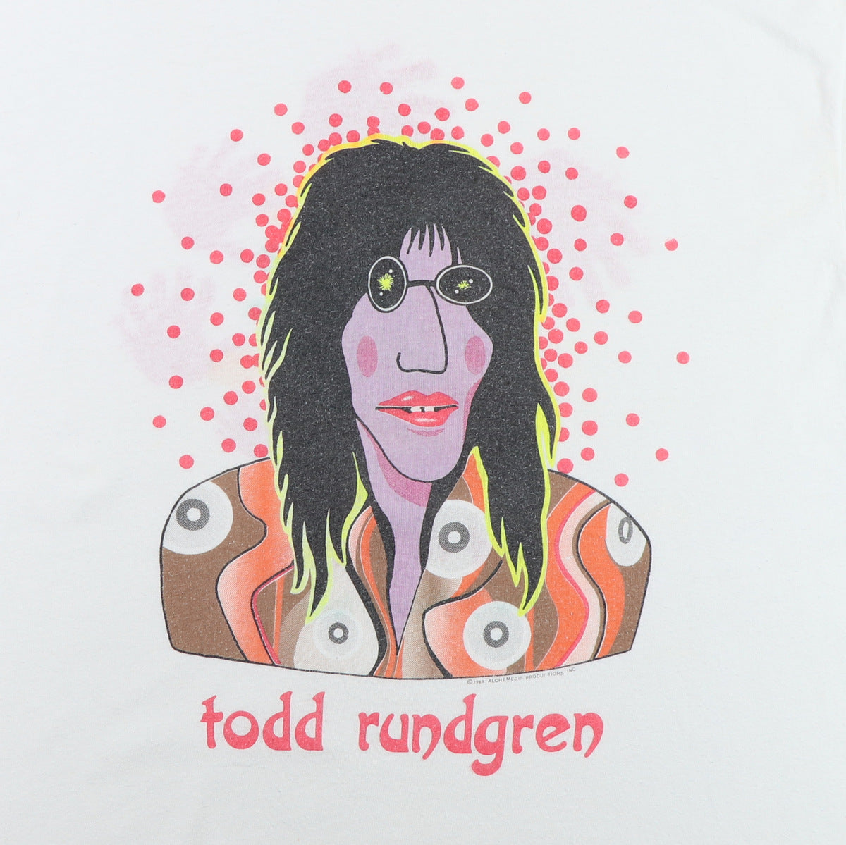 1989 Todd Rundgren Nearly Human Tour Shirt