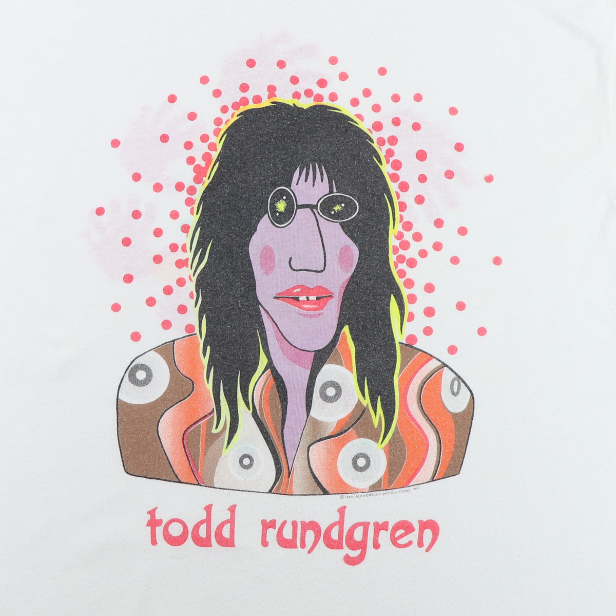 1989 Todd Rundgren Nearly Human Tour Shirt | Authentic Vintage Tee 