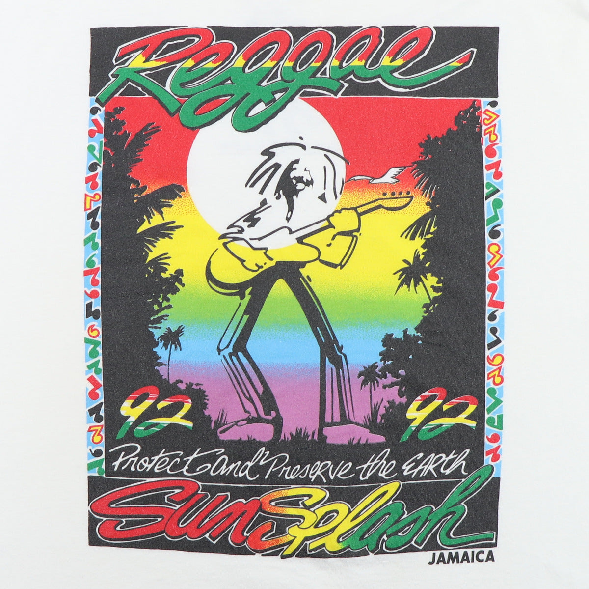 1992 Reggae Sunsplash 15th Anniversary Shirt | Authentic Vintage 