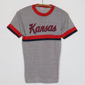 1970s University Of Kansas Champion Blue Bar Shirt