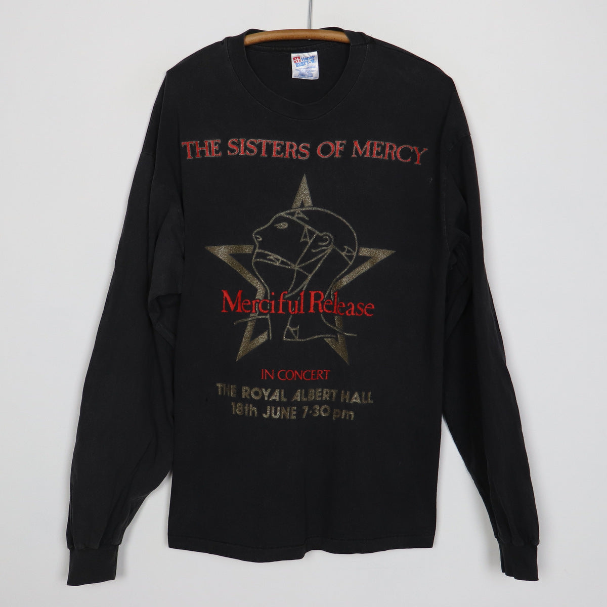 1990s Sisters Of Mercy Royal Albert Hall Long Sleeve Shirt