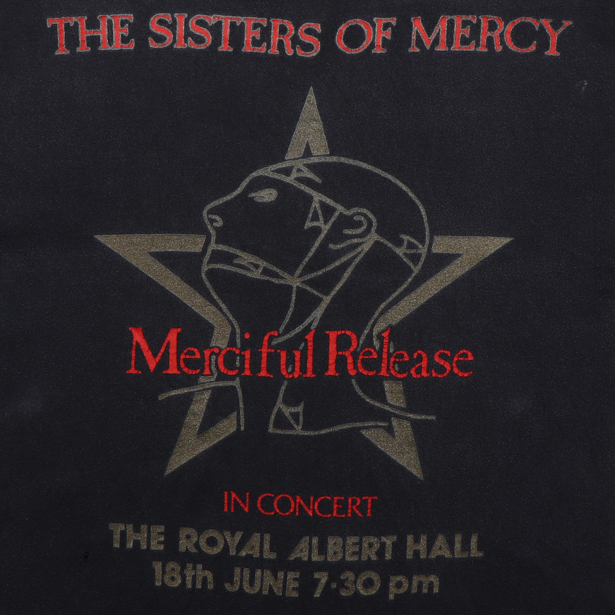 1990s Sisters Of Mercy Royal Albert Hall Long Sleeve Shirt