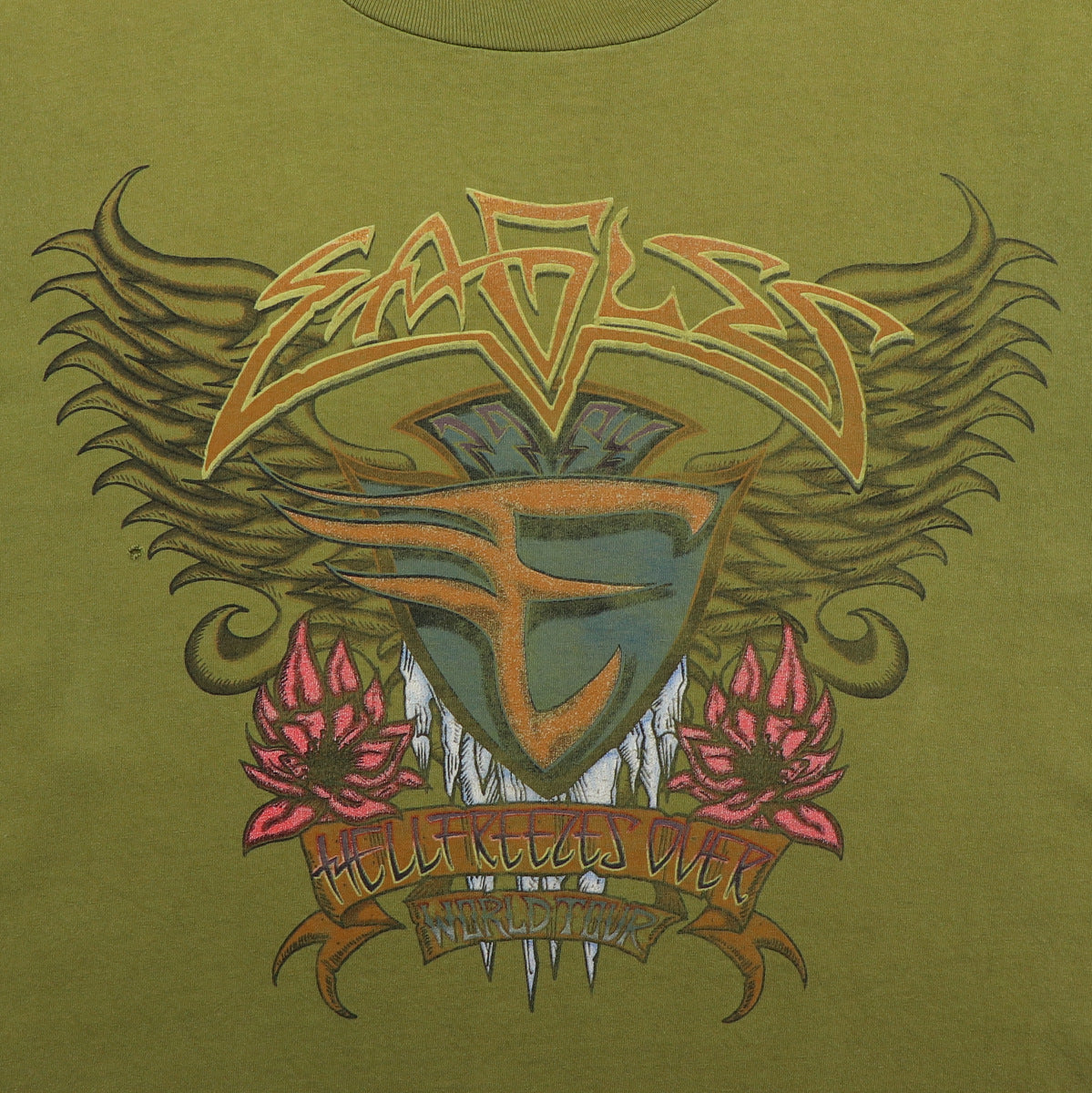1994 Eagles Hell Freezes Over World Tour Shirt | Authentic Vintage