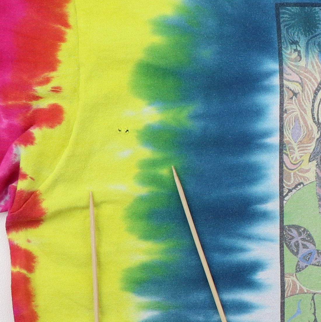 1990s Jim Morrison Tie Dye Shirt