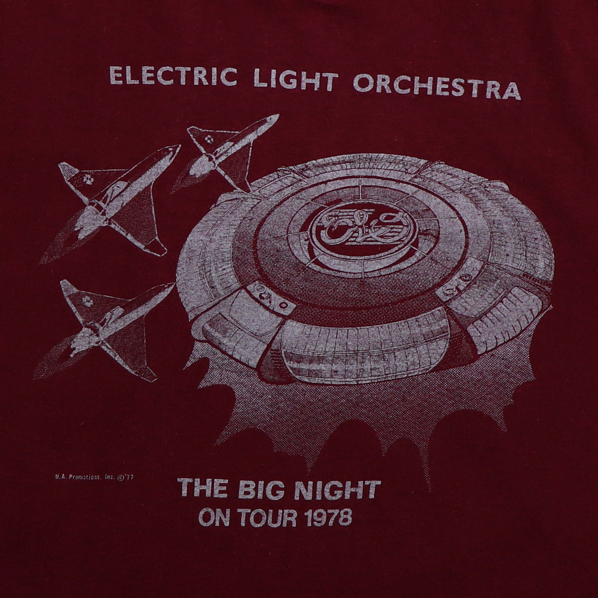 1978 ELO Electric Light Orchestra The Big Night On Tour Shirt