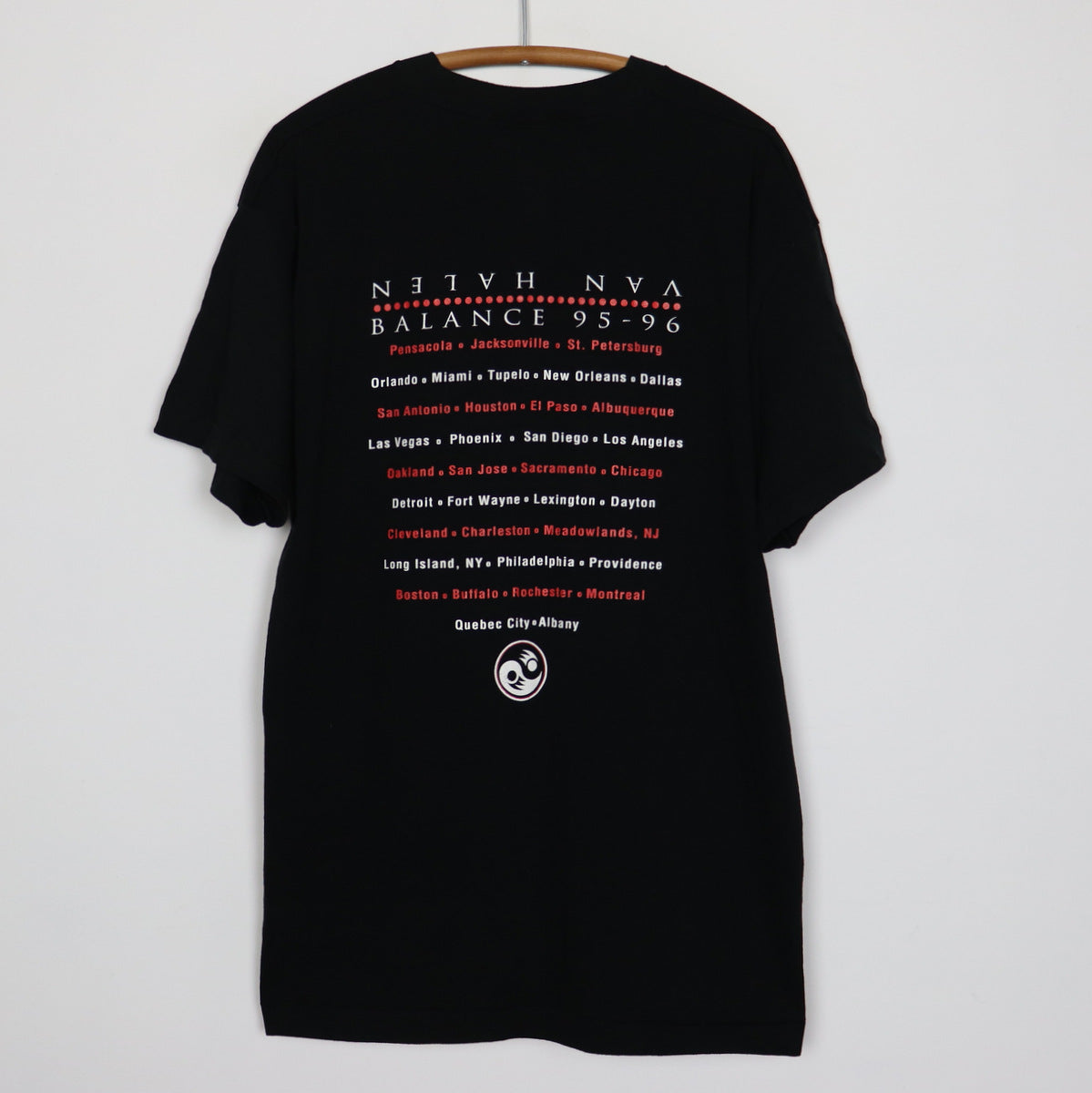 1995 Van Halen Balance Tour Shirt | Authentic Vintage Tee – WyCo