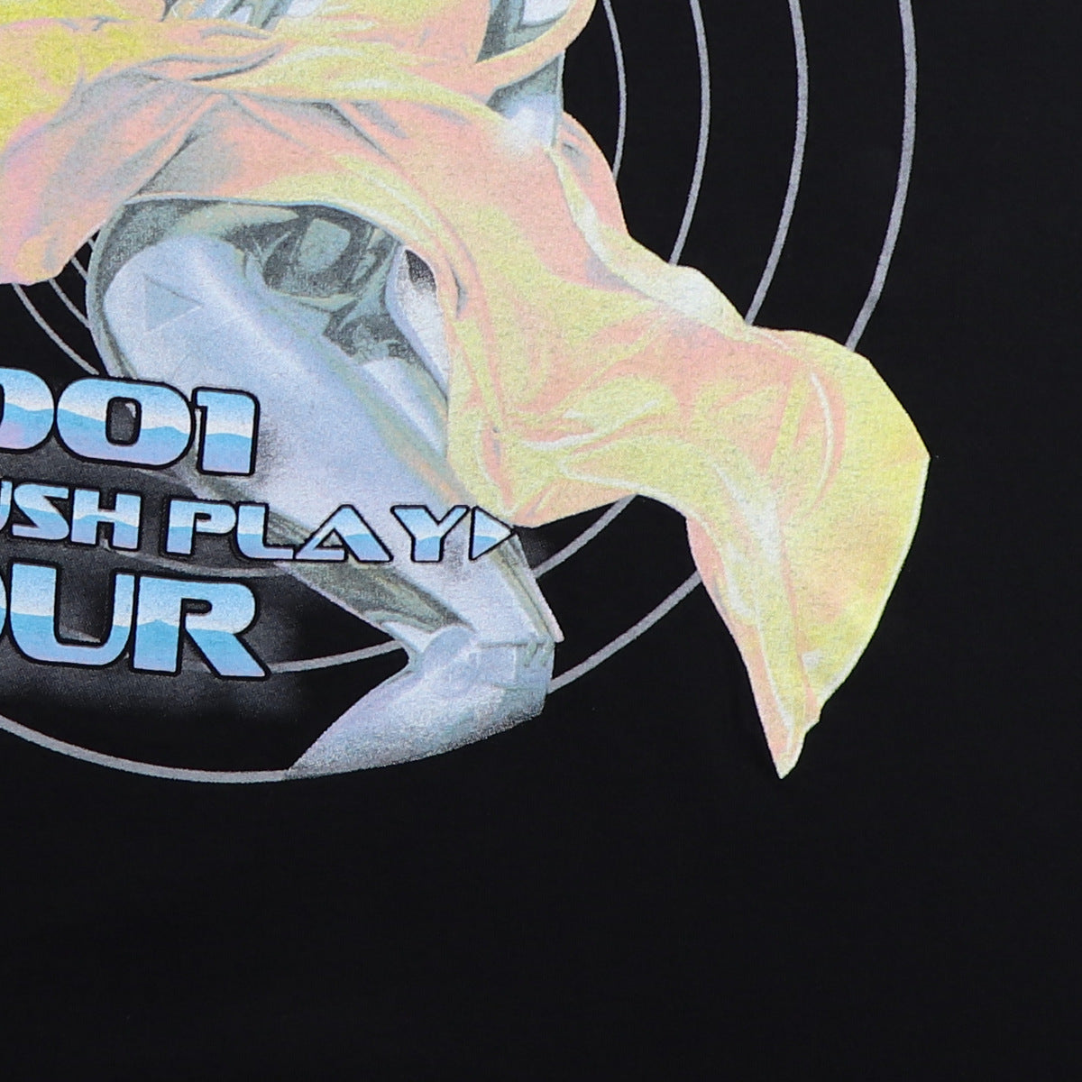 2001 Aerosmith Hajime Sorayama Just Push Play Tour Shirt 