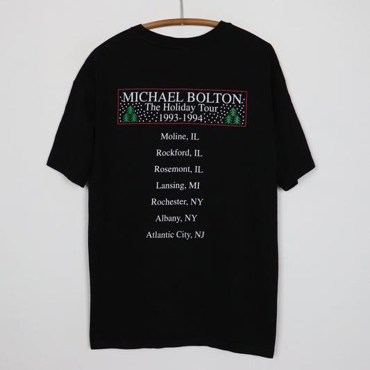 1993 Michael Bolton Holiday Tour Shirt