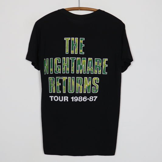 1986 Alice Cooper The Nightmare Returns Tour Shirt