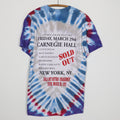 1997 The Band Carnegie Hall Concert Tie Dye Shirt