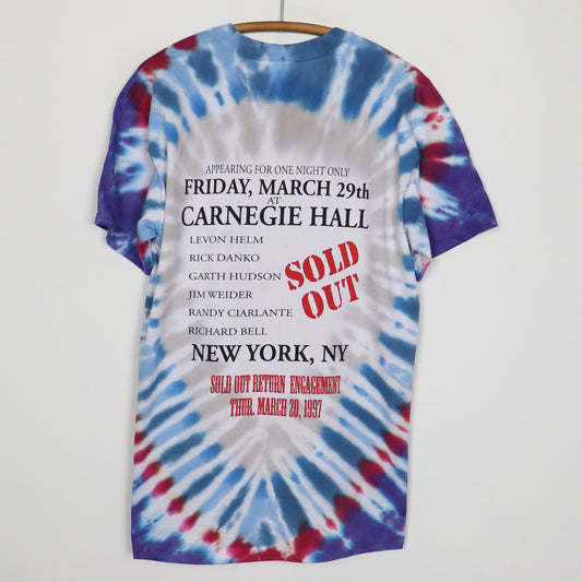 1997 The Band Carnegie Hall Concert Tie Dye Shirt