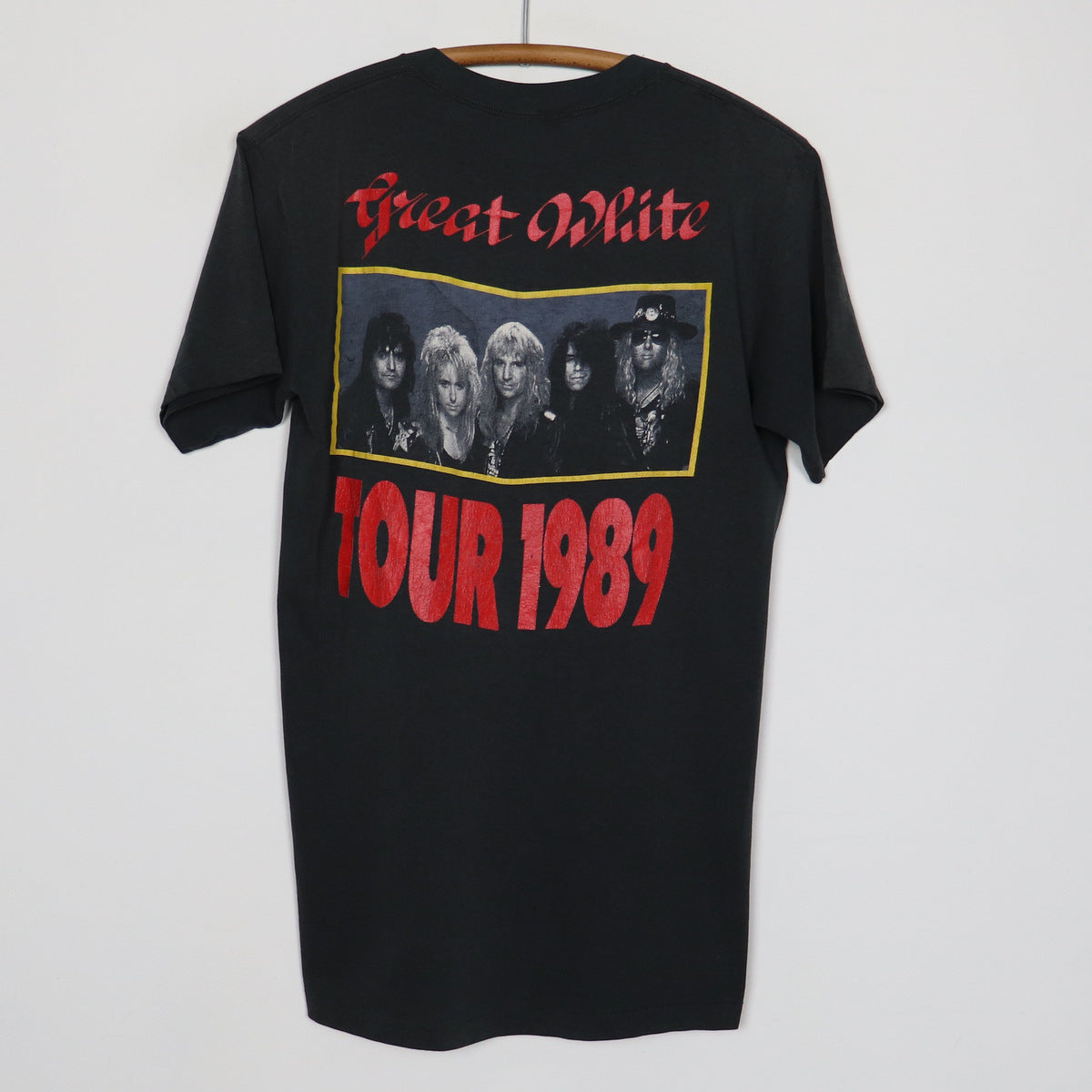 1989 Great White Tour Shirt | Authentic Vintage Tee – WyCo Vintage