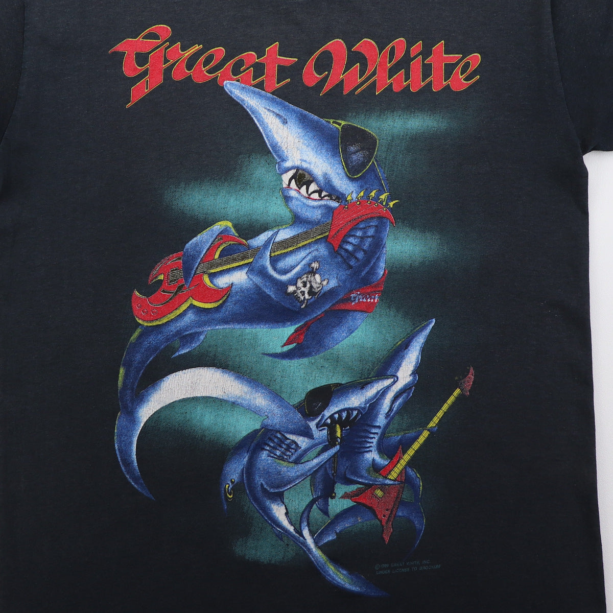 Great white t shirt online