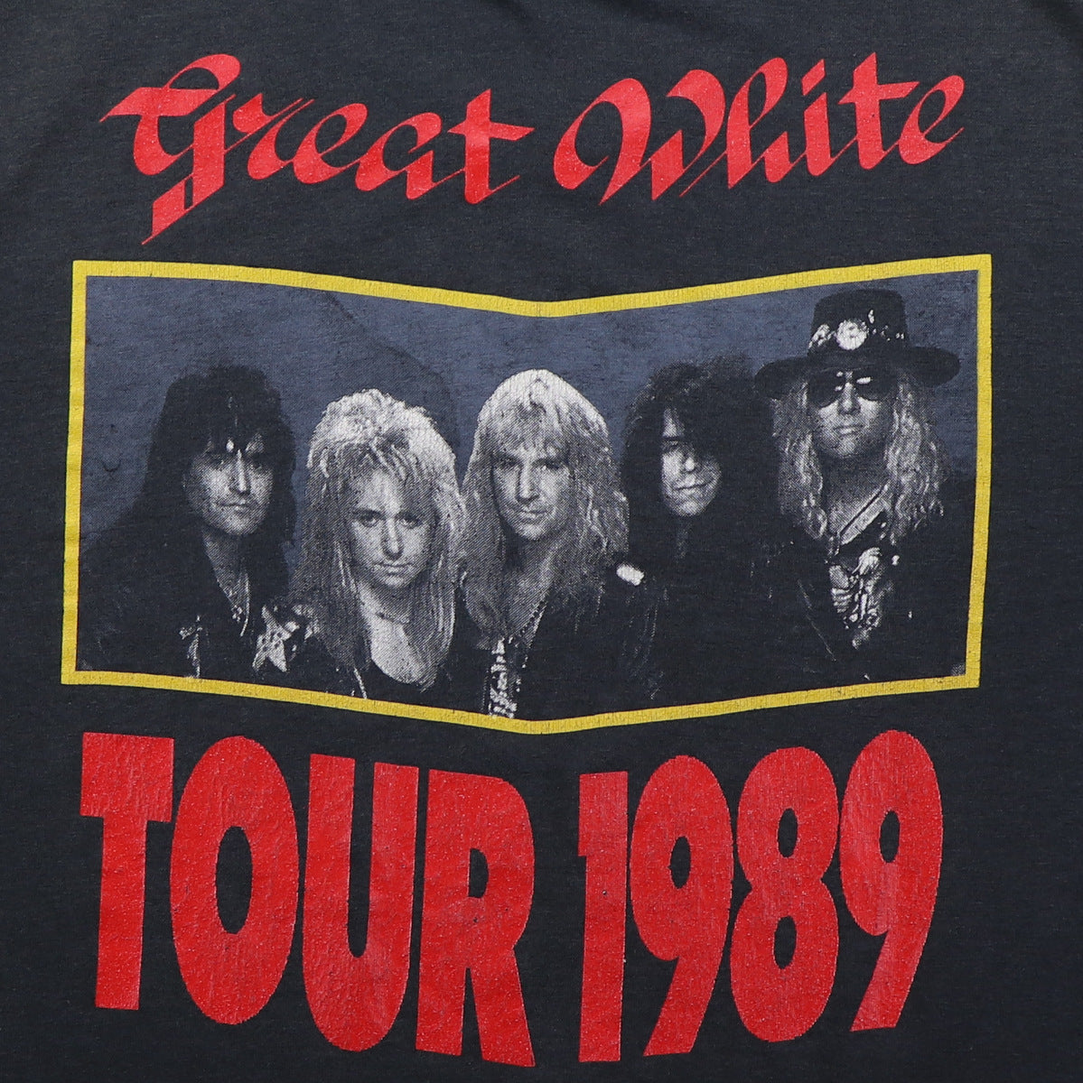 1989 Great White Tour Shirt | Authentic Vintage Tee – WyCo Vintage