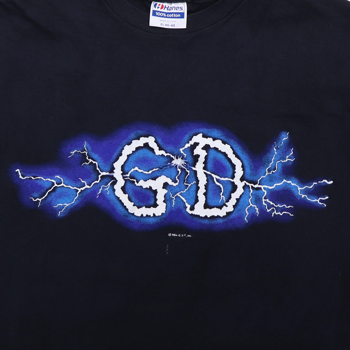 1986 Grateful Dead Ride The Lightning Oakland Coliseum Concert Shirt