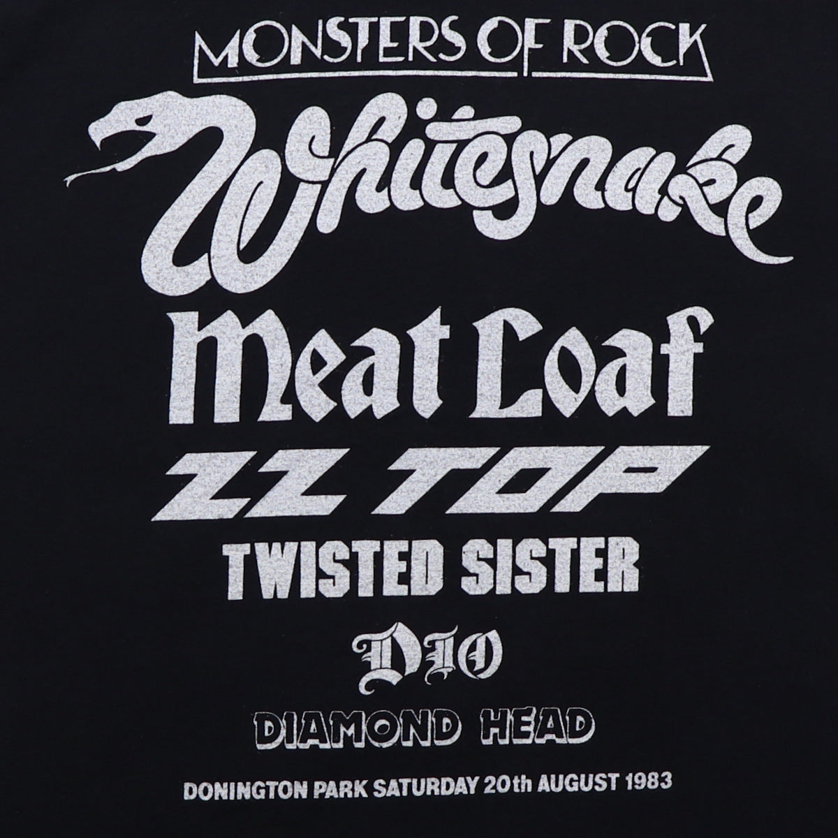 1983 Monsters Of Rock Donington Park Concert Shirt | WyCo Vintage