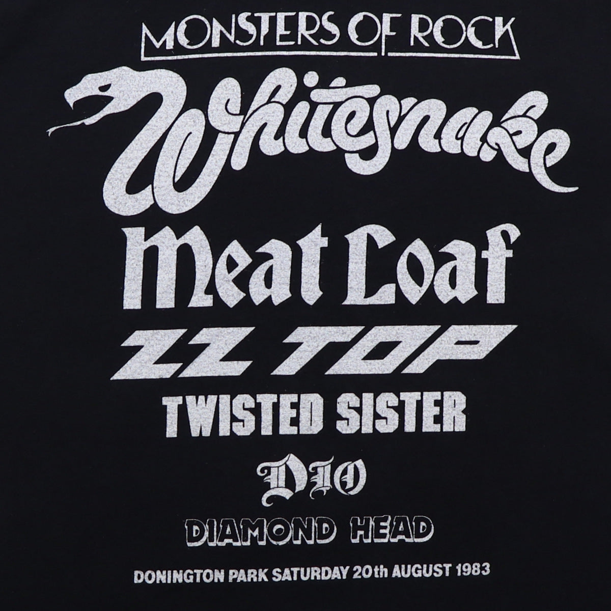 1983 Monsters Of Rock Donington Park Concert Shirt