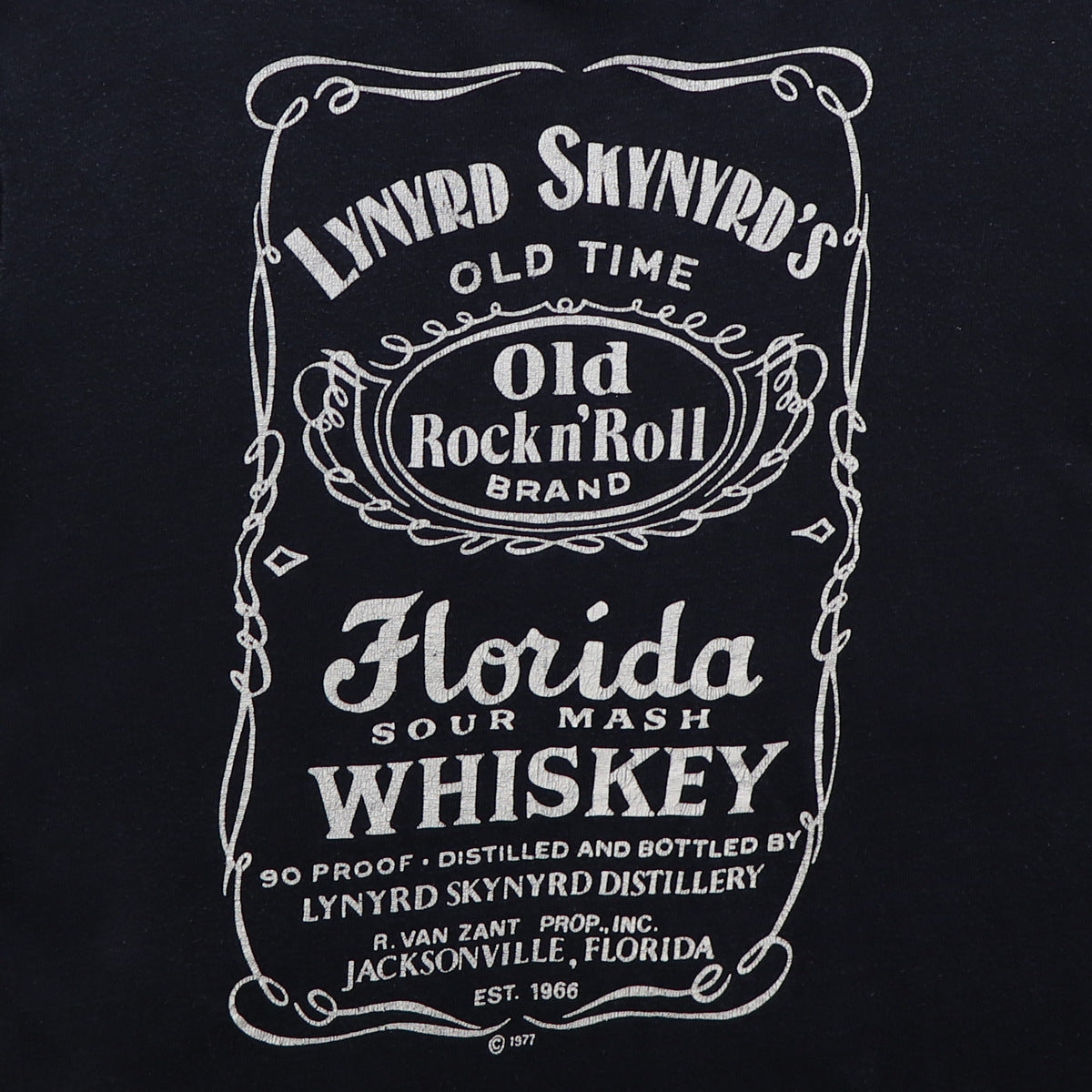 1970s Lynyrd Skynyrd Mash Whiskey Shirt
