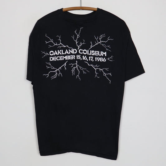 1986 Grateful Dead Ride The Lightning Oakland Coliseum Concert Shirt