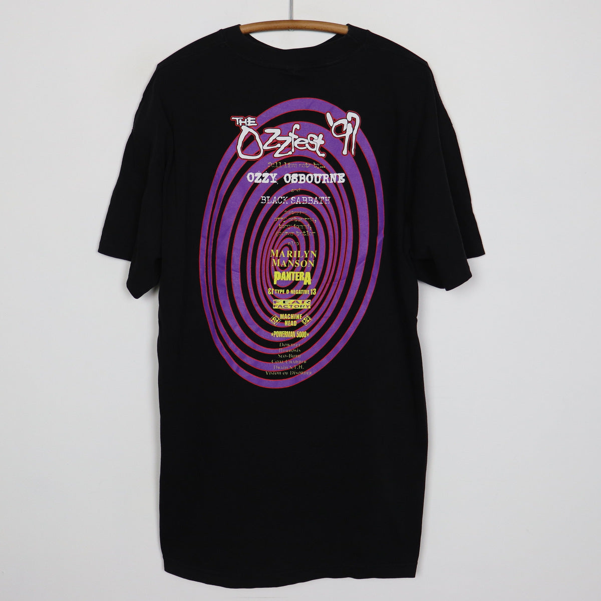 1997 Ozzy Osbourne Ozzfest Concert Shirt | Authentic Vintage Tee 