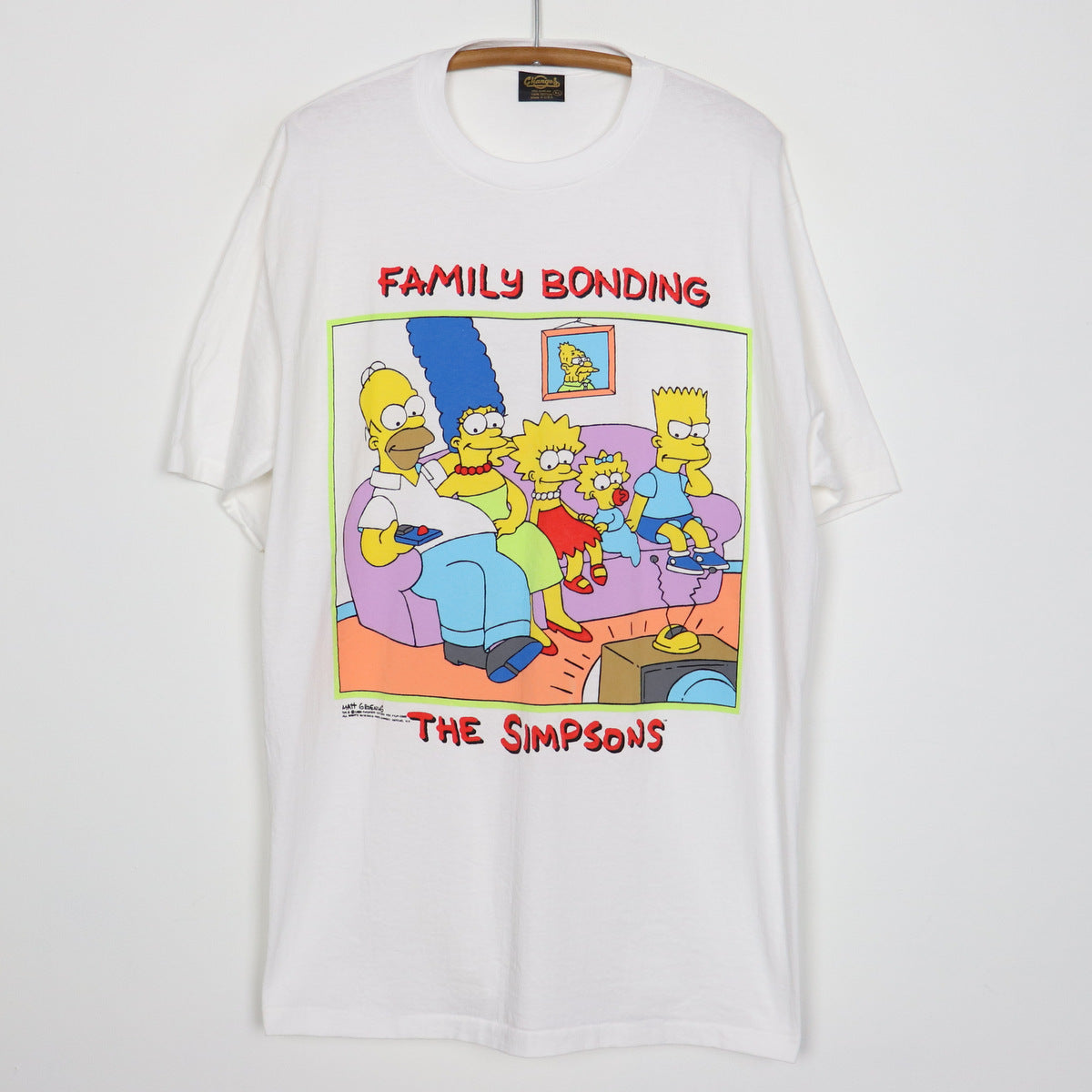 1989 The Simpsons Family Bonding Shirt