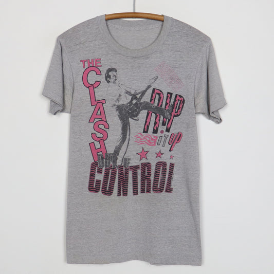1984 The Clash Joe Strummer Out Of Control Tour Shirt
