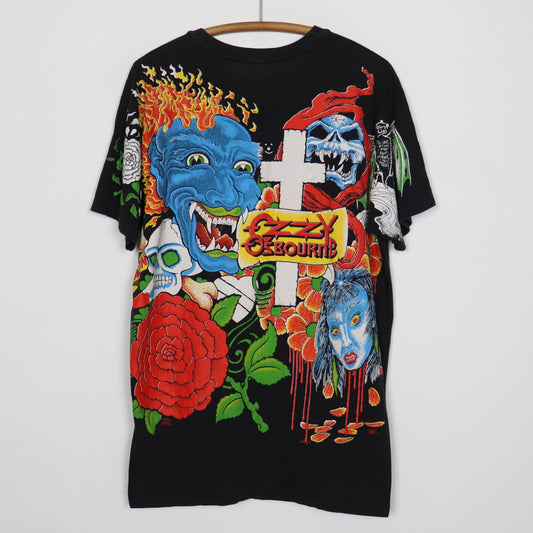 1992 Ozzy Osbourne Tattoo All Over Print Shirt