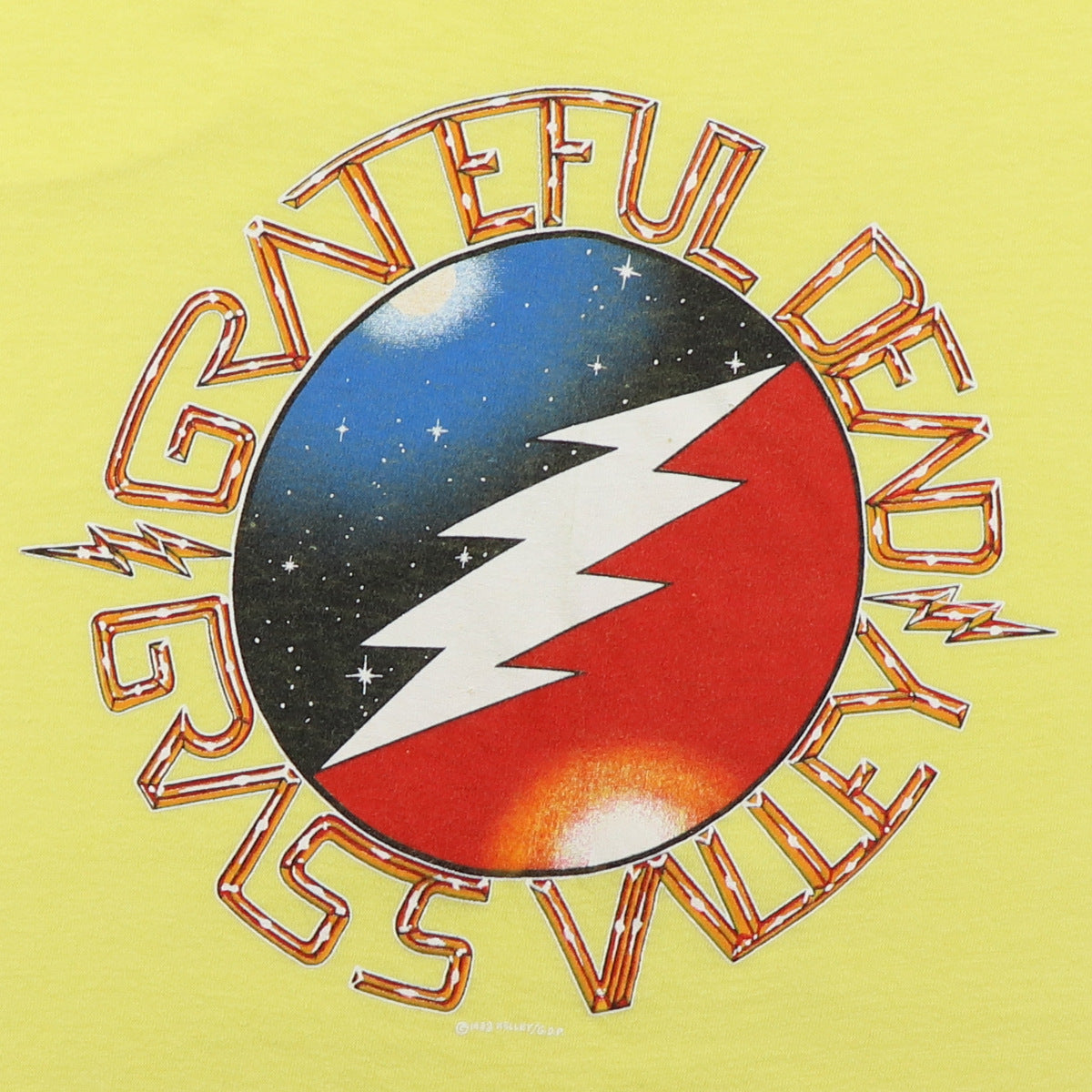 1983 Grateful Dead Grass Valley Concert Shirt