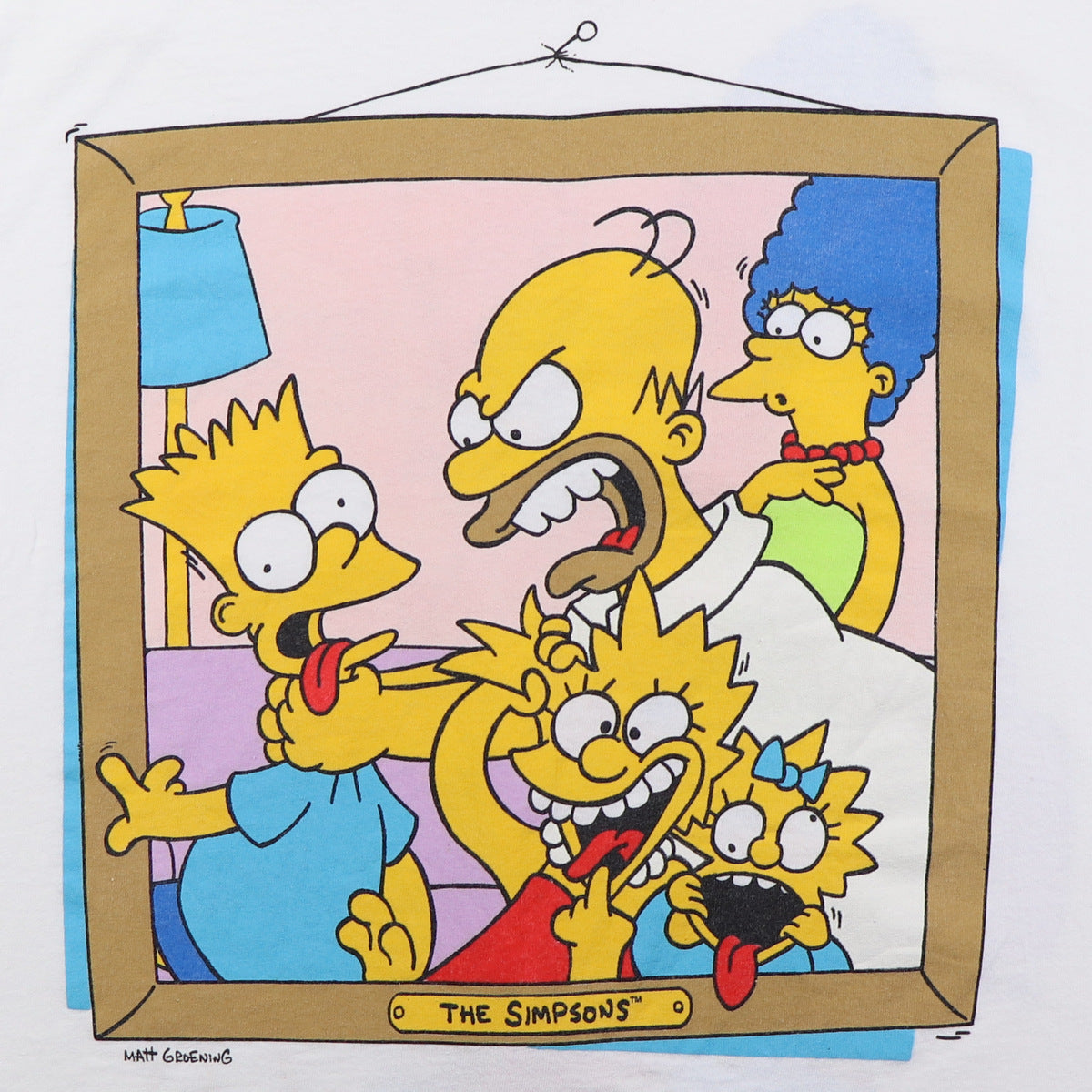 1989 The Simpsons Say Cheese Shirt | Authentic Vintage Tee – WyCo 