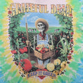 1998 Grateful Dead Keep It Green Liquid Blue Tie Dye Shirt