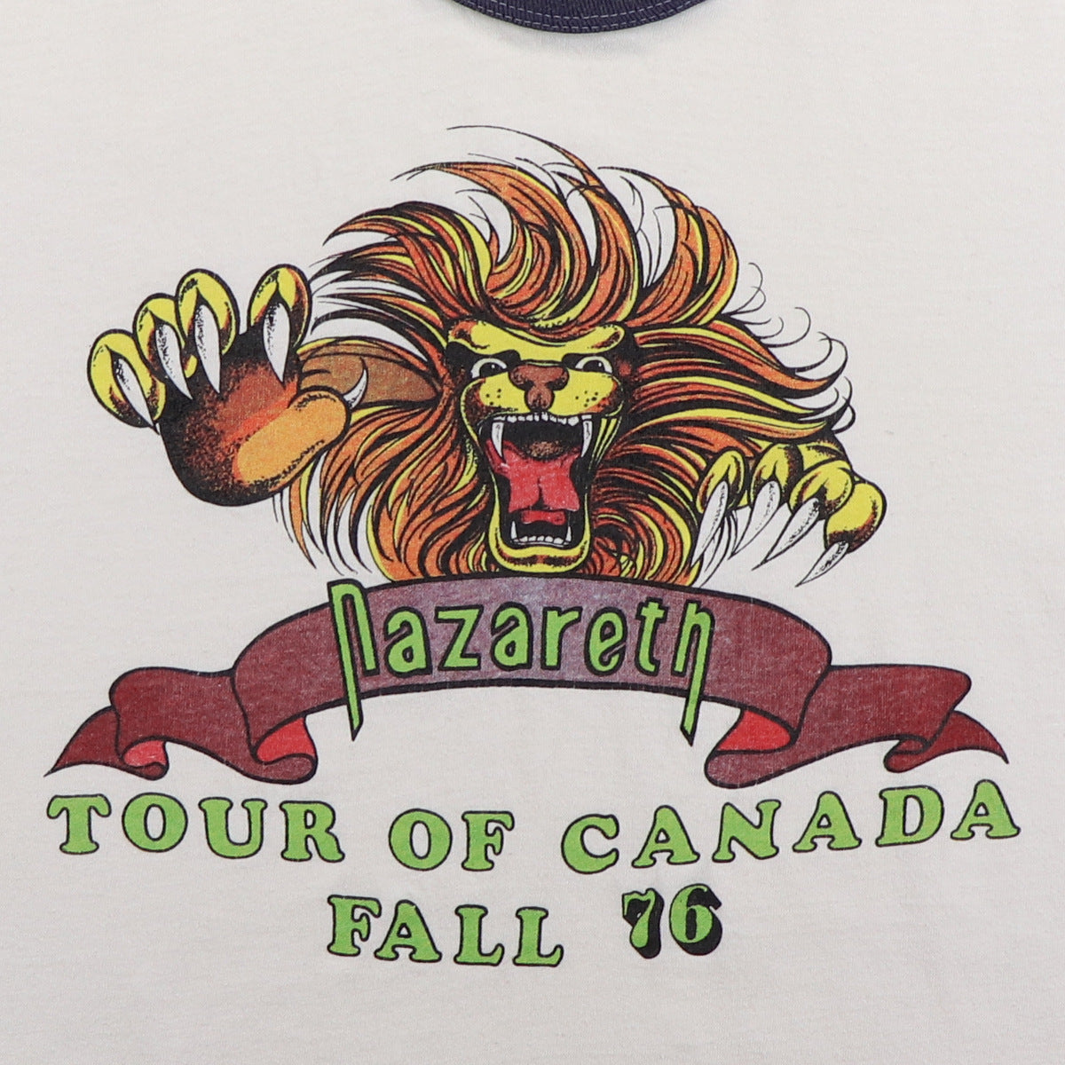 1976 Nazareth Tour Of Canada Shirt